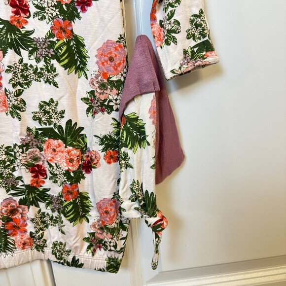 EVERLY GREY 2 Pc Matching Set in Beige Floral Size 0-3 Months - Picture 3 of 5